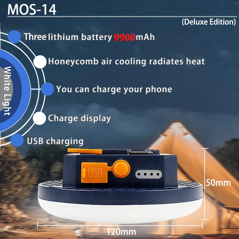 MOSLIGHTING LED Tent Light Rechargeable Lantern - Infinity Drop Co