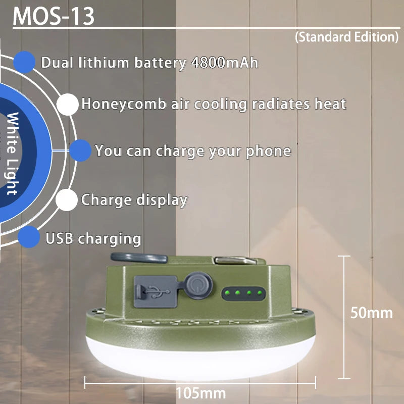 MOSLIGHTING LED Tent Light Rechargeable Lantern - Infinity Drop Co