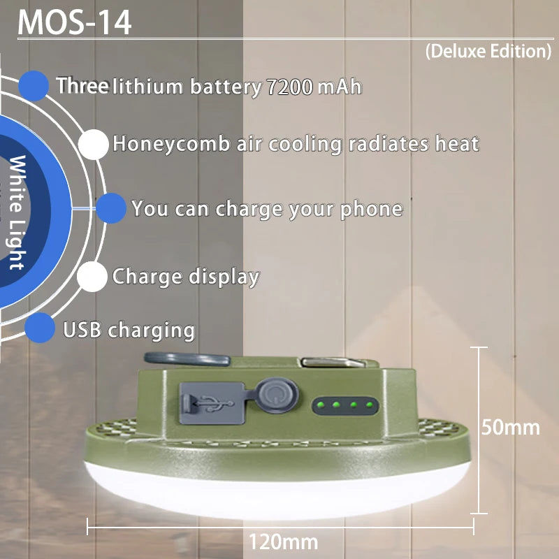 MOSLIGHTING LED Tent Light Rechargeable Lantern - Infinity Drop Co