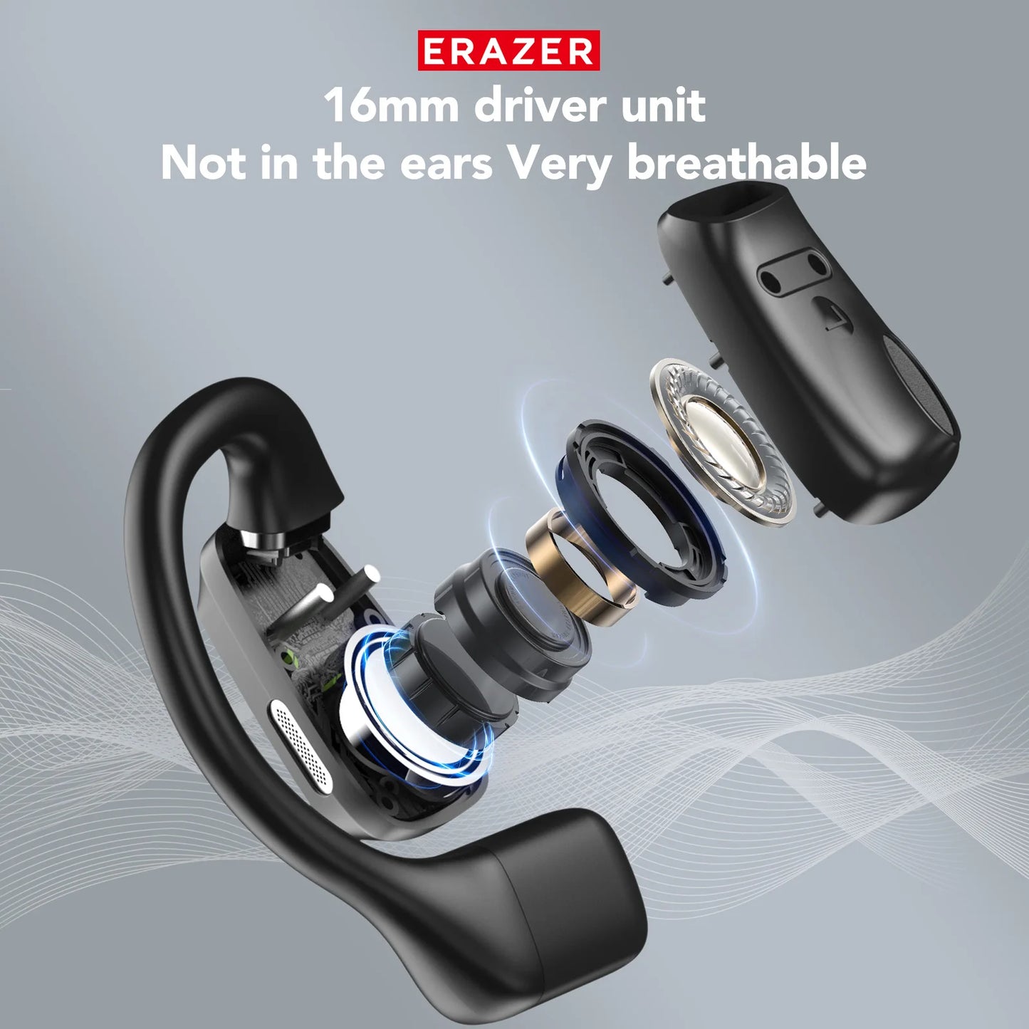 ERAZER XP6 Wireless Earbuds with AI Translation, IPX5 Waterproof, 20-Hour Battery Life - Infinity Drop Co